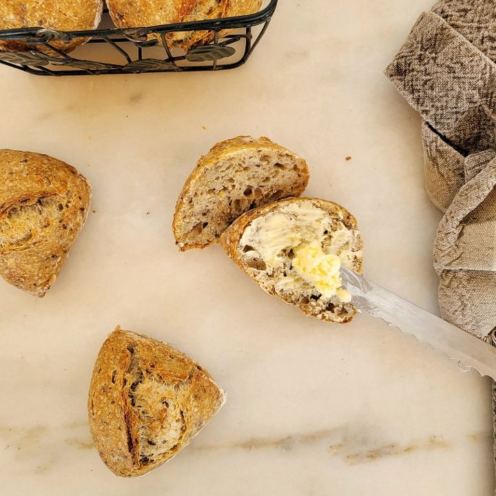 One Dozen (12) Mad River Grain Rolls