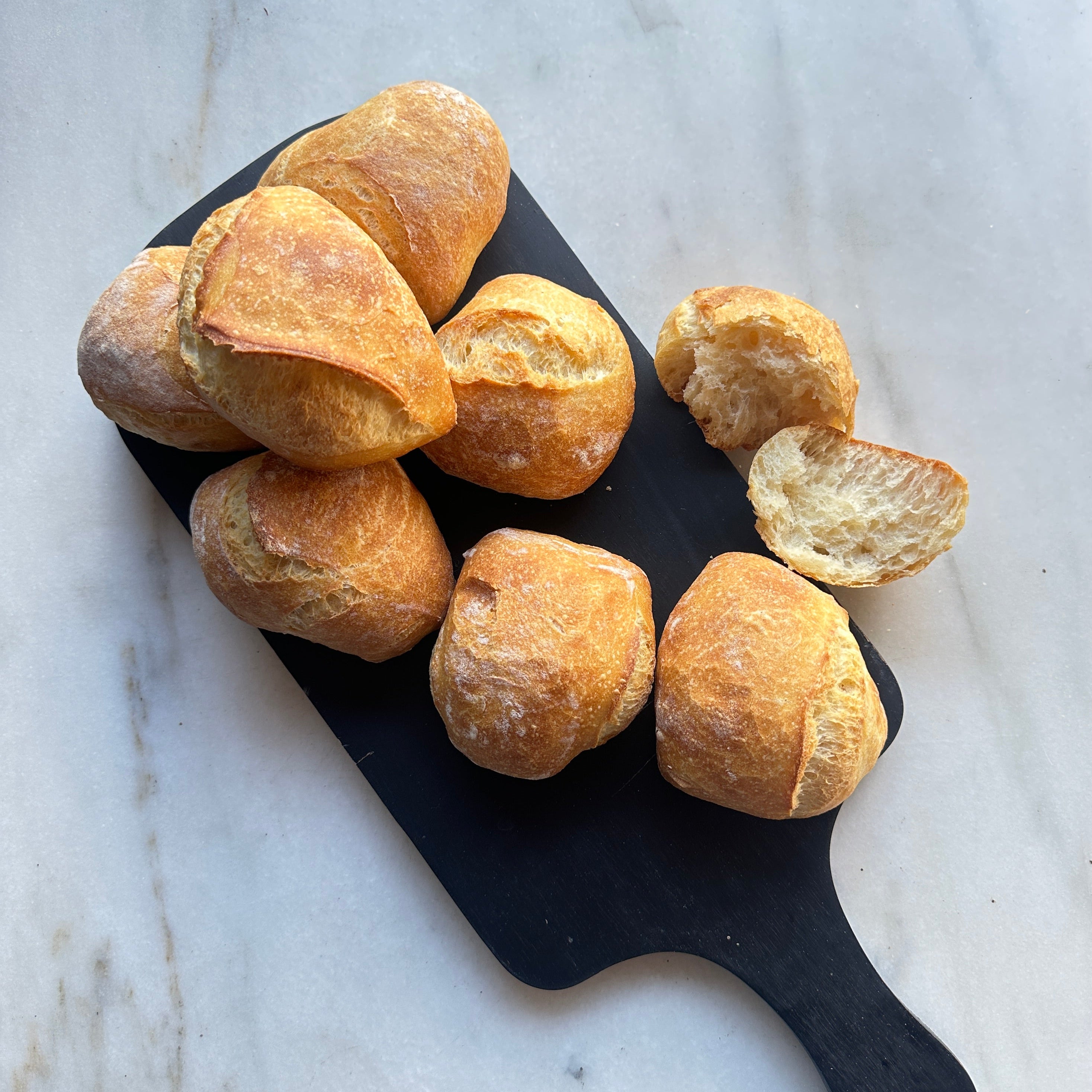 One Dozen (12) Rustic Rolls