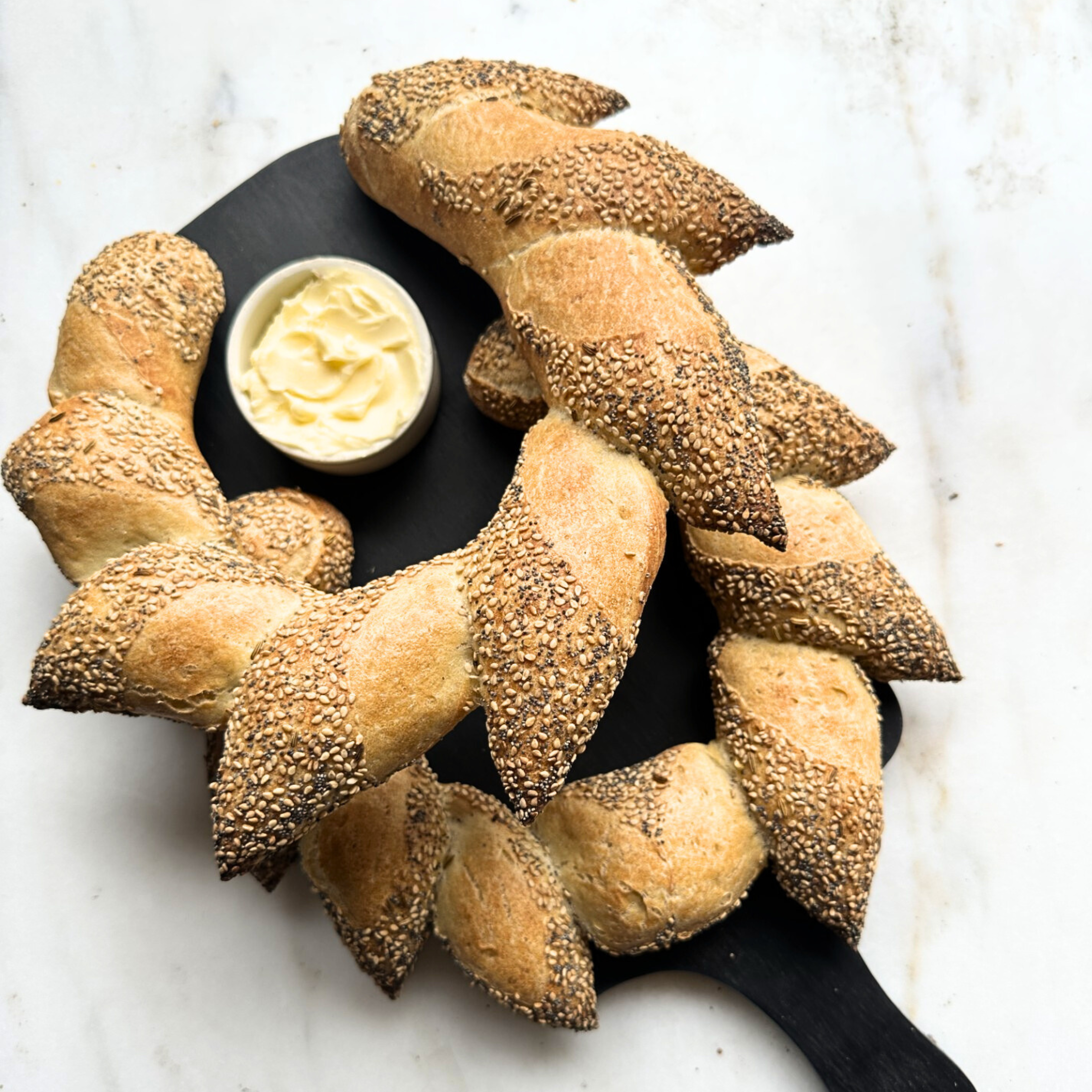 Seeded Epi Baguette Wreath